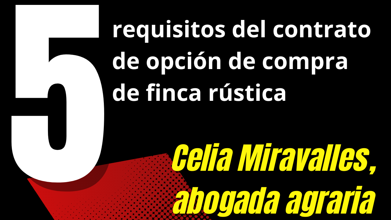 Celia Miravalles abogada agraria 1
